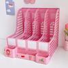 File Box Convenient Large Capacity Widely Used Ornamental Detachable Long Lasting Sturdy Stationery File Basket Storage Box for School