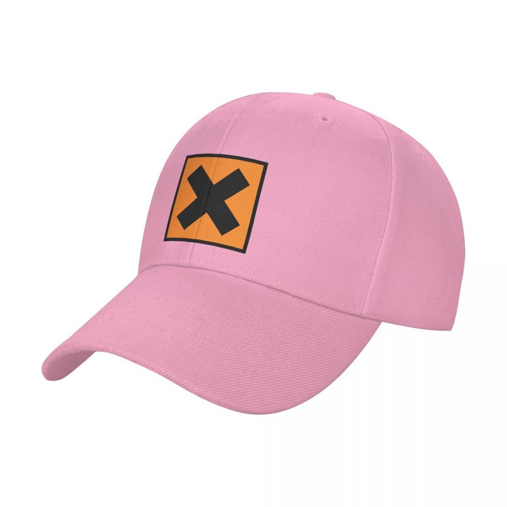 Harmful / Irritant / Hazard Symbol (On White) Baseball Cap Luxury Man Hat Mountaineering Hiking Hat Women's Golf Clothing Men's