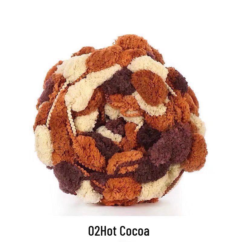 Dickes Woll-Perlgarn für handgestrickte Sofa- und Autositzkissen