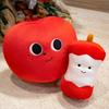 Creative Apple Core Plush Toy Stuffed Soft Fruit Apple Doll Cute Sleep Huggable Pillow Girls Kids Christmas Birthday Gift