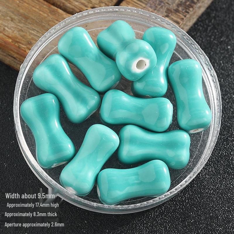 Colored Ceramic Bone Beads for DIY Jewelry: Beading, Bracelets, Necklaces, Earrings Accessories