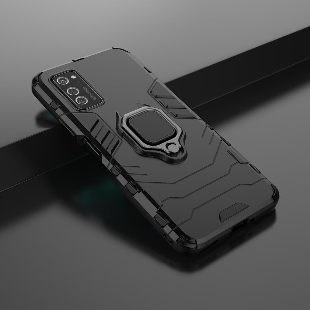 Nárazuvzdorné pouzdro Armor pro Honor Play 9A 8A 6T 5T 4 4T 3 3E Lite V40 V30 V20 V10 Pro 4G 5G Nárazník Kovový Kroužek Stojan Zadní Kryt