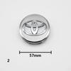 57mm 62mm 4pcs Wheel Rim Center Hub Cap Logo Badge Emblem Fit Toyota Rav4 CHR Corolla Camry Yaris Auris Verso Avalon Car Replace