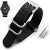 hot top Nylon  watch strap for Luminox 3051 3150 watchband 22mm 23mm black green watch band waterproof sport strap