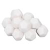 30PCS 12 Sided Blank Dice Plastic Write On Teaching Dice Cubes Polyhedral Dice Kit for Entertainment Education 2.2cm White