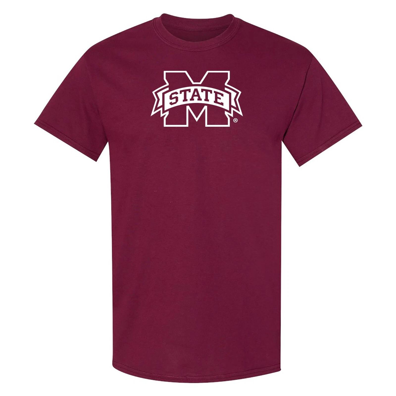 Mississippi State Bulldogs Primary Logo T-Shirt - Maroon 2XL