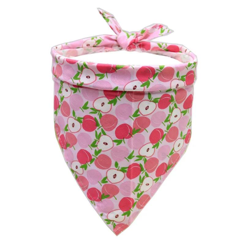 Cotton Pet Bandana for Dogs Cats Summer Thin Dog Triangular Bandage Scarf Golden Retriever Bibs Mascotas Grooming Accessories