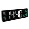 16 Inch Digital Wall Clock LED Large Display Wall Mount Decor Clock with Remote Control Adjustable Brightness Wide