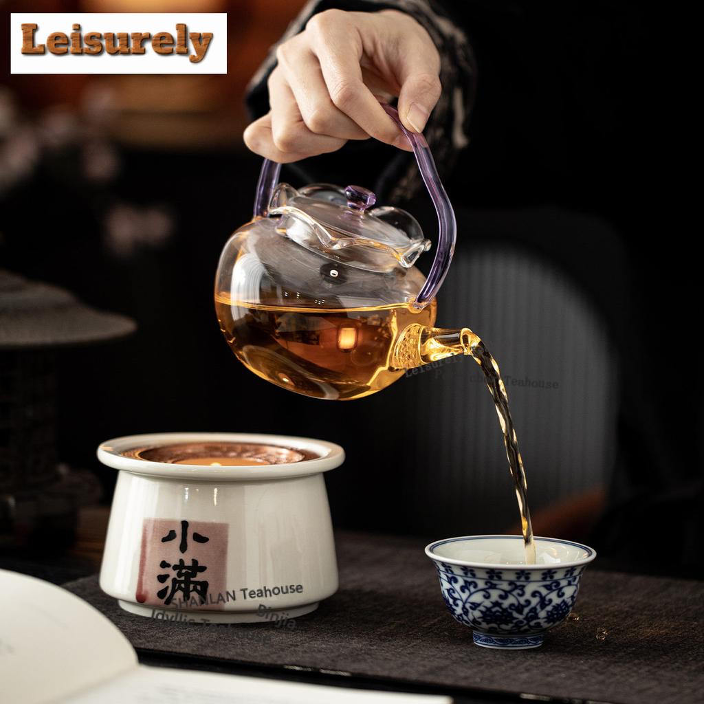 Flower Mouth Handle Boiling Water Kettle Large Capacity Tea Soaking Pot Household Flower Tea Kettle with Filter Teaware Supplies