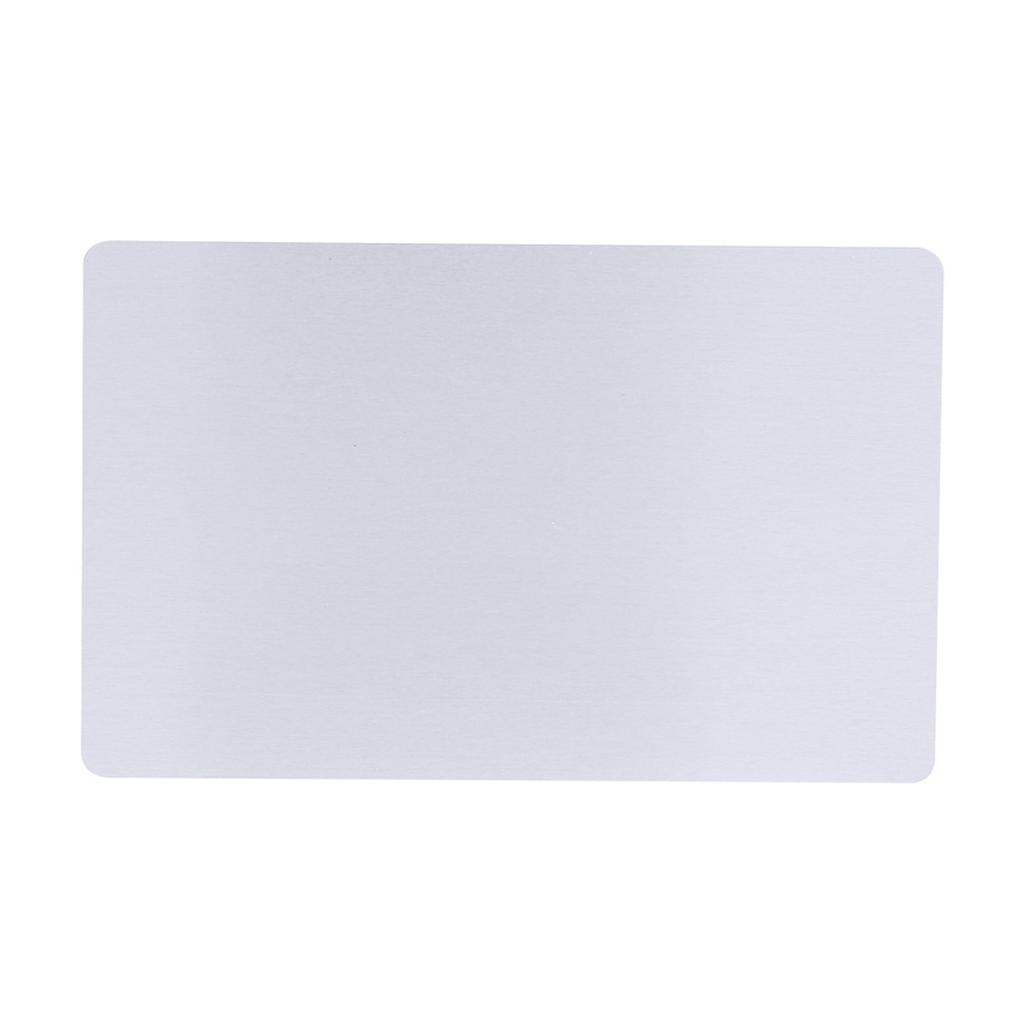 50Pcs Impressive Blanks Laser Mark Engraved Metal Business Visiting Name Cards (Sliver)