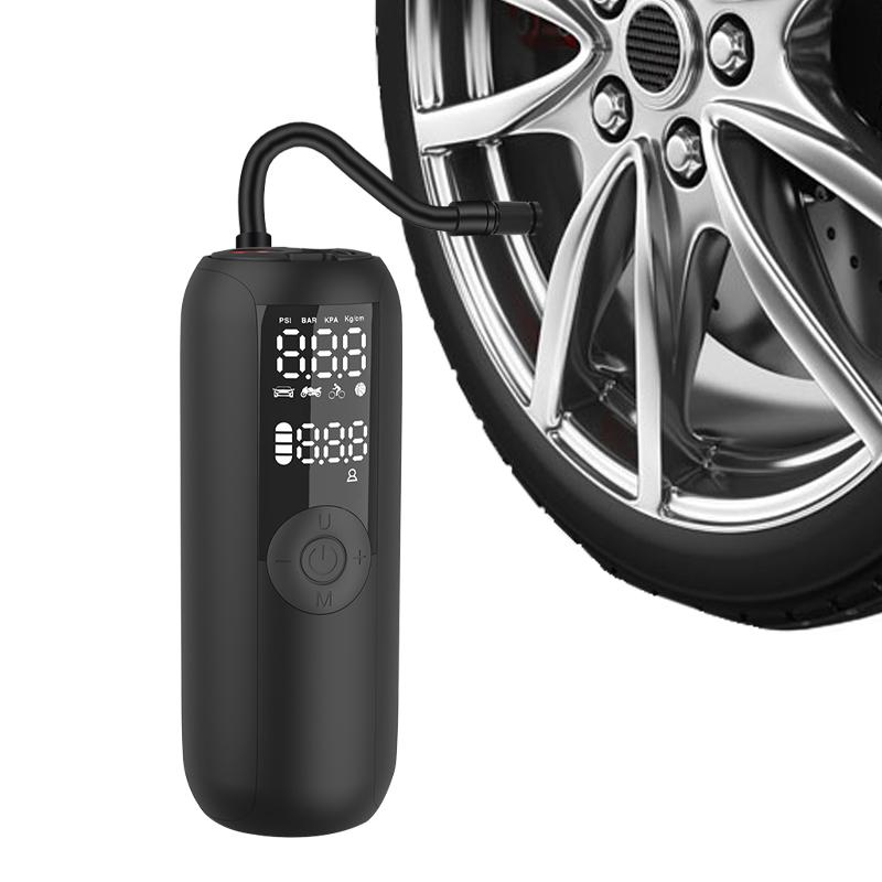 

LP1 Outdoor Portable Smart Tire Pump with LED Light,Car Bike Mini Inflator Type A