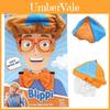Sombrero Blippi Tema de Disfraces Cosplay Infantil Accesorios para Fiesta de Cumpleaños Ajustable Y Amigable con la Piel