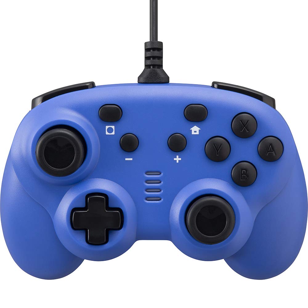 CYBER Gyro Controller Mini Wired Type Blue Switch (for Switch) -