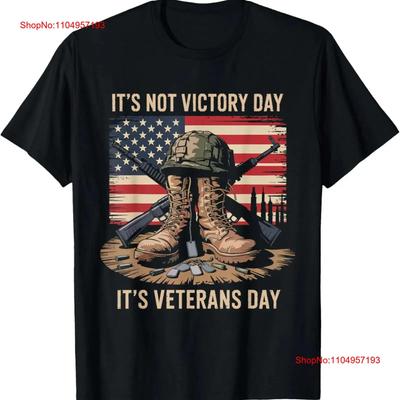 Son Pas le Jour de la Victoire T-shirt Vétérans vintage Lavé Confortable mode Unisexe Doux Décontracté Polyvalent graphique