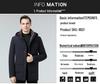 Men's 2025 Winter Business Casual Down Jacket - Hooded, Cold-Proof, Warm White Duck Down for Middle-Aged Men