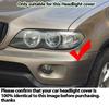 For BMW X5 E53 Facelift 2004 2005 2006 Car Headlamp Cover Headlight Lens Glass Cover Lampshade Bright Shell Lens Covers