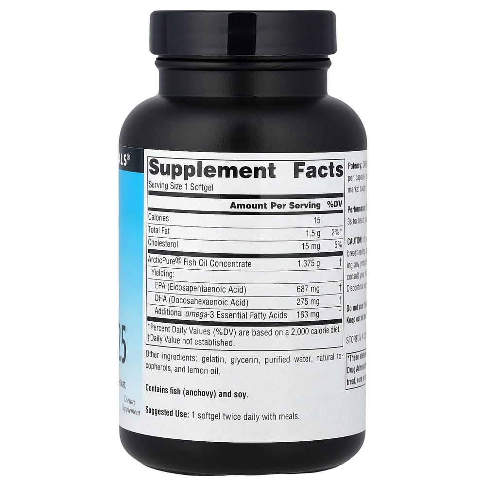 iHerb Source Naturals Arctic Pure Omega-3 Fish Oil 1125mg Softgels, 60 Count