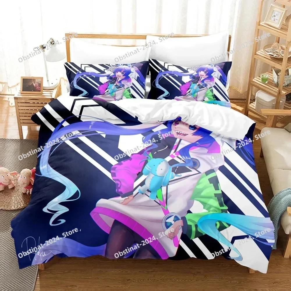3D Anime Uma Musume Pretty Derby Twin Turbo Bedding Set Printed With Pillowcase Duvet Cover Soft Single Double Queen King Size