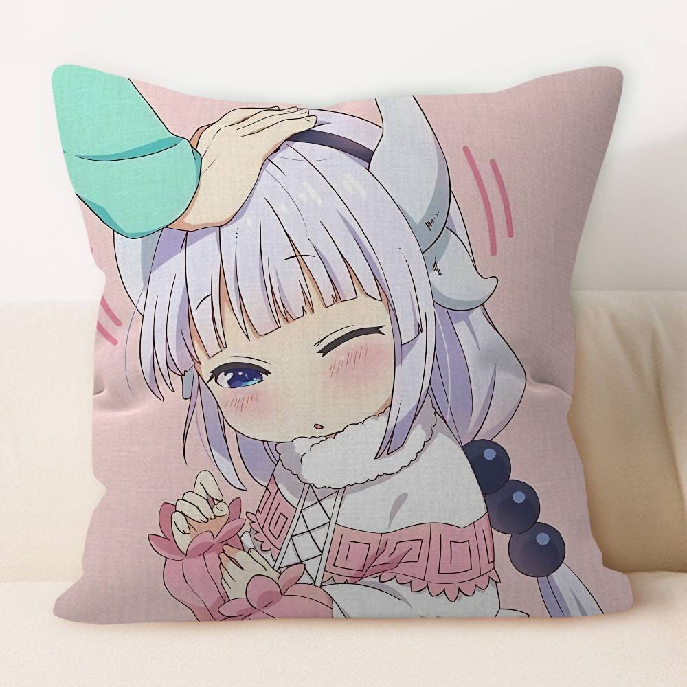 

K-Kanna Kamui Cartoon Pillowcase Toon Gift Cushion Cover Bedroom Home Sofa Chair Seat Decor Pillow Case 12x12Inch