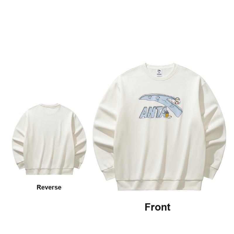 Anta Autumn Casual Sports Big Logo Hoodie Men Hoodies 952548708-1