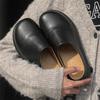 Indoor Leather Slippers Luxury Brand Men Slip On Shoes Spring New Style Flat Mules High Quality Unisex House Slippers