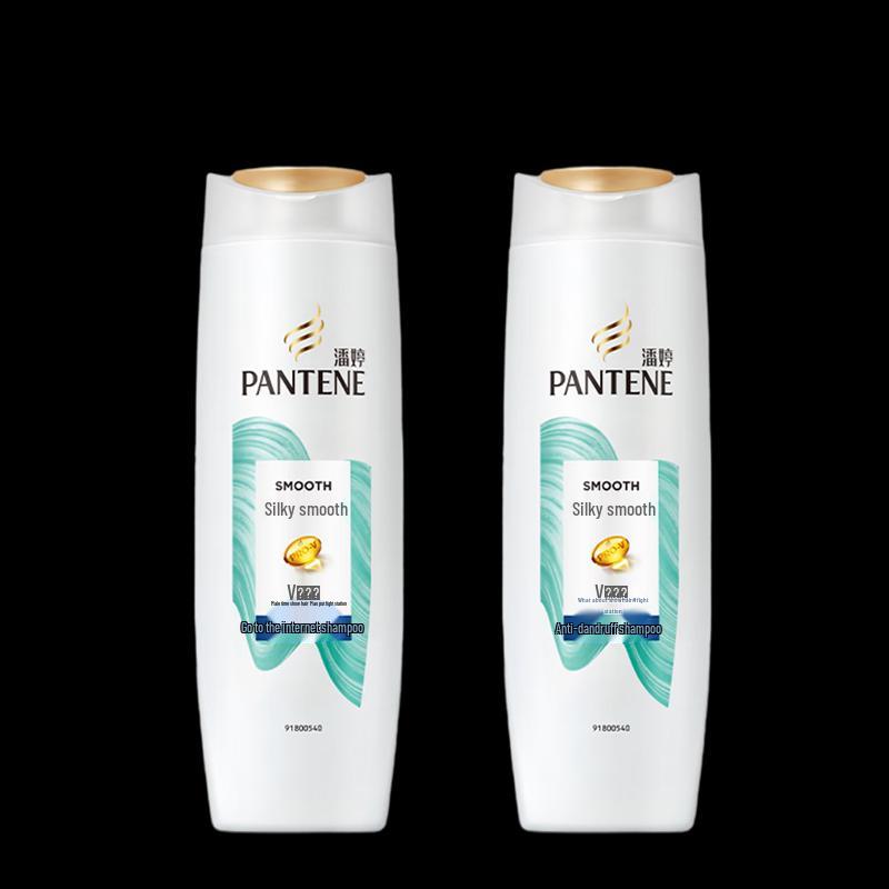 Pantene Silk Smooth Anti-Dandruff Shampoo Twin Pack