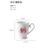 200ML Bow Ceramic Coffee Cup and Saucer Tableware Set Cute Girl Heart Cup and Saucer Set Afternoon Tea Latte Birthday Gift
