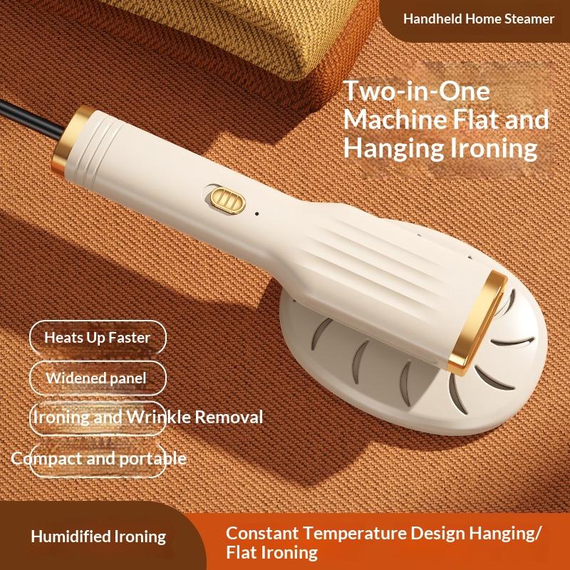 Portable Handheld Garment Steamer Odor Removal Fast Heating Wide Ironing Panel for Home Travel Clothes Care