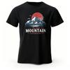 Unisexs Outdoor Adventure Graphic Short Sleeve TShirt 100 Cotton Vintage Printed Tops Tee for Unisex Summer Casual Sportswear