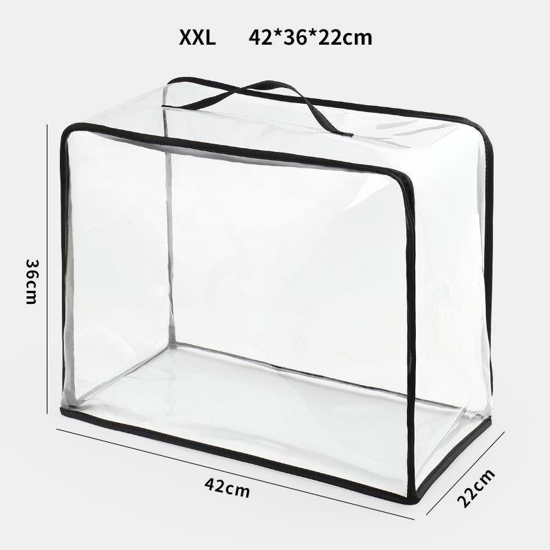 Saco de Armazenamento de Luxo Selado Transparente para Bancada Doméstica Saco de Armazenamento Capa Protetora à Prova de Poeira, Umidade e Mofo