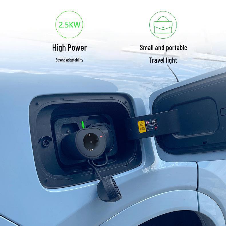 European Standard EV Power Socket and Plug for External Discharge