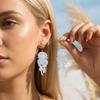 Creative Jelly Color Jellyfish Pendant Earrings For Women Vacation Style Starfish Acrylic Graduated Earring Beach Party Jewelry