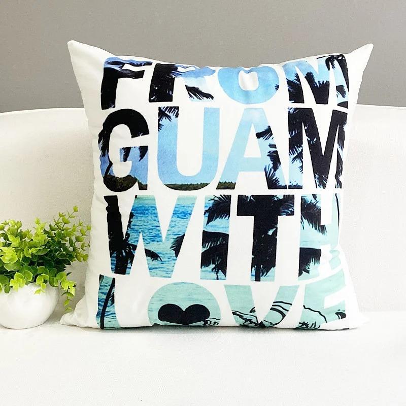 Office Living Room Home Pillowcase Colorful Striped Geometric Pattern Pillowcase Car Ornaments