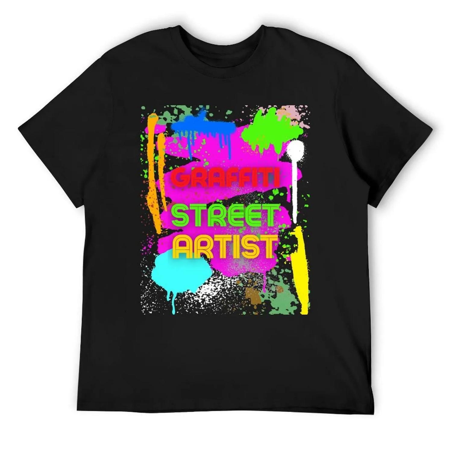 

Graffiti street artist multi color spray paint XXXXXL чорний