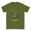 Huzzah Frog Knight Funny Sword Meme Quote Cotton T Shirt Unisex Summer Streetwear T Shirts Oneck Leisure Tee Shirt Oversized Tops