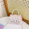 Handbag Fashionable Childrens Featuring Delightful Bow And Chic Details Pearl
