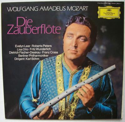 LP Record WOLFGANG AMADEUS MOZART  BERLINER   Die Zauberflte J8541 Deutsche Grammo Germany Classical Used