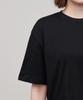 MUSINSA STANDARD WOMAN Women'S Relaxed Fit Crew Neck Crop T-Shirt [Black]