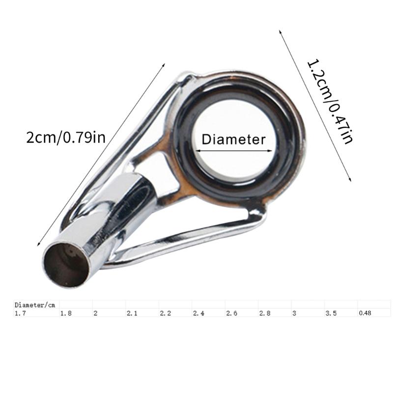 Ceramic Insert Fishing Rod Top Saltwater Freshwater Fishing Box Fishing Tackle for Enhancing Durability and Portability