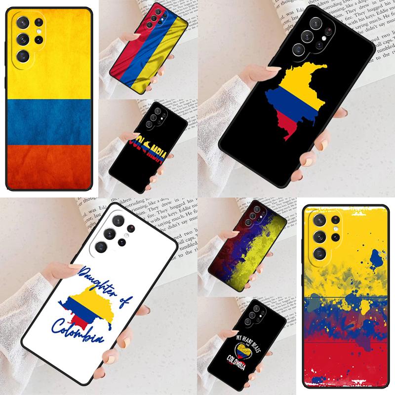 Colombia Flag SOFT Cell Phone Case for Samsung Galaxy S26 Ultra S25 S24 S23 S22 S21 S20 Note10 Cover