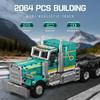 Mould King 13201 Truck Building Blocks Kit, APP&RC Controlled Mobile Trailer Model Kit, Adult and Youth Collection Gift (2064+Psc)