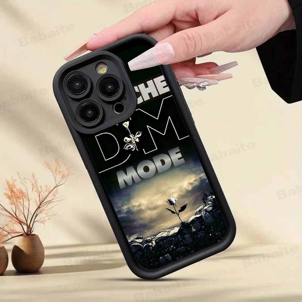 Крутая чехол-бампер Rock D-Depeche для iPhone 17 16 15 14 Plus 13 12 11 Pro Max Силиконовая крышка iPhone 15