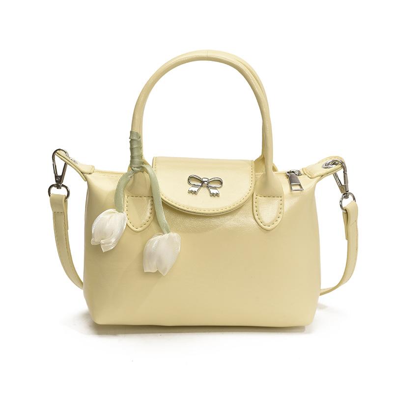 2025 Sommer neue Knödeltasche Schulter Umhängetasche Schleife Handtasche modisch vielseitig leicht Damen Tasche