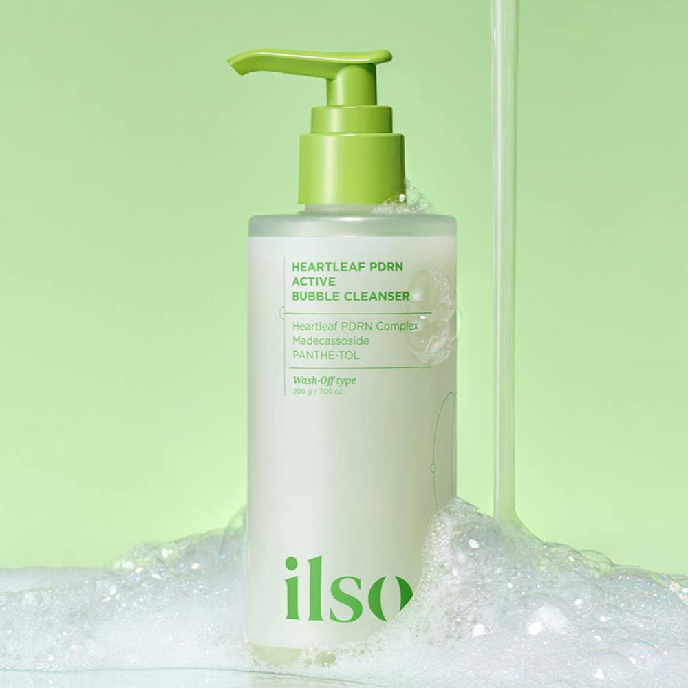 Ilso Houttuynia Cordata PDRN Active Bubble Cleanser Cleansing Foam 200g