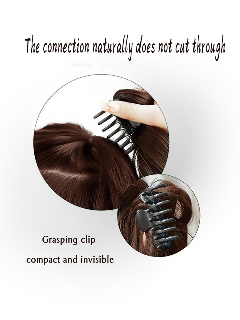 Bybrana Fountain Ponytail Drawstring Braided Synthetic Fiber Wig