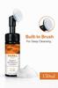 PAPAL Vitamin C Foaming Face Wash with Built-In Brush | Rosemary Cleanser for Brightening & Deep Cleansing | Sulphate & Paraben Free | For All Ski