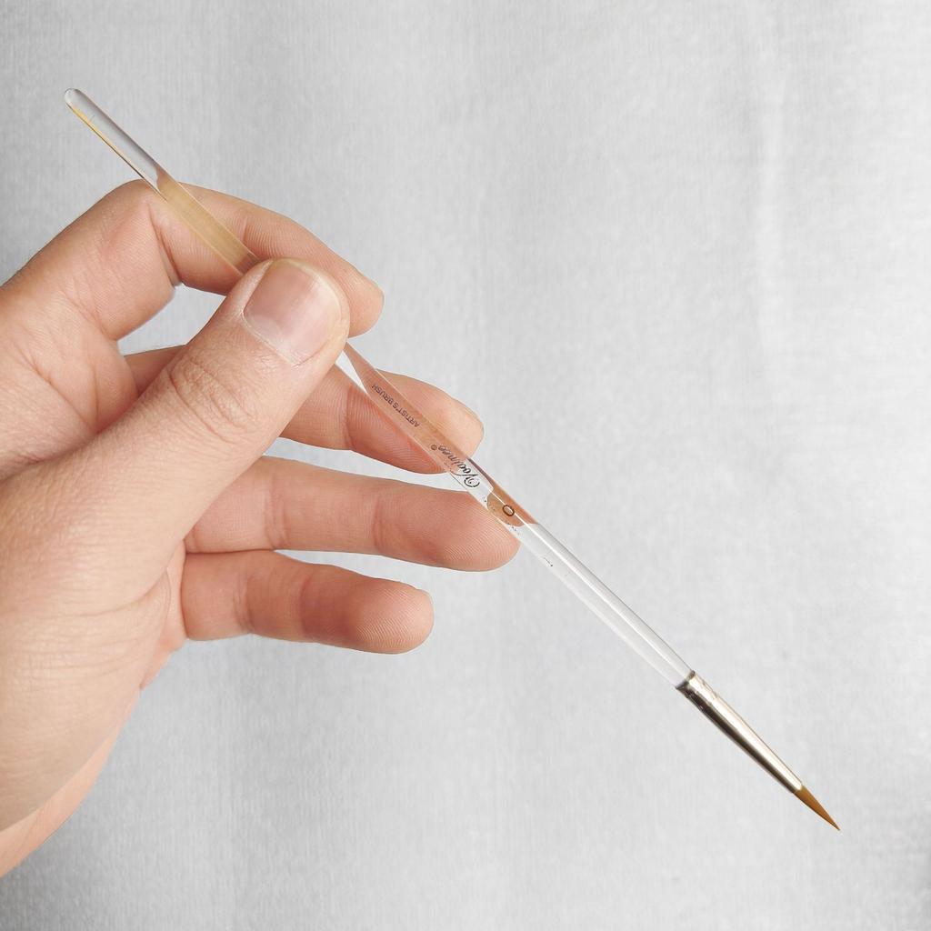 Wysokiej Jakości Biały Łabędź Kryształowy Pręt Pędzel Nylonowy Akwarela Gwasz Pędzel do Oleju Cyfrowego Pędzel do Linii Artystycznych