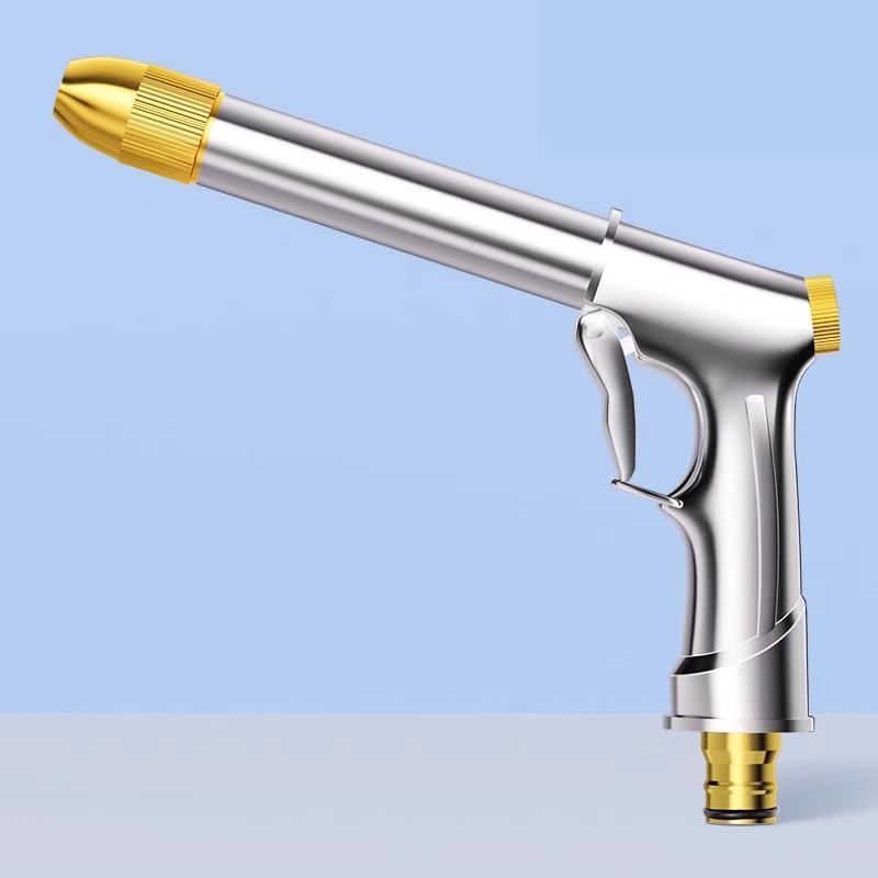 Pressurized Water Gun & Telescopic Hose Set for Car Wash and Gardening