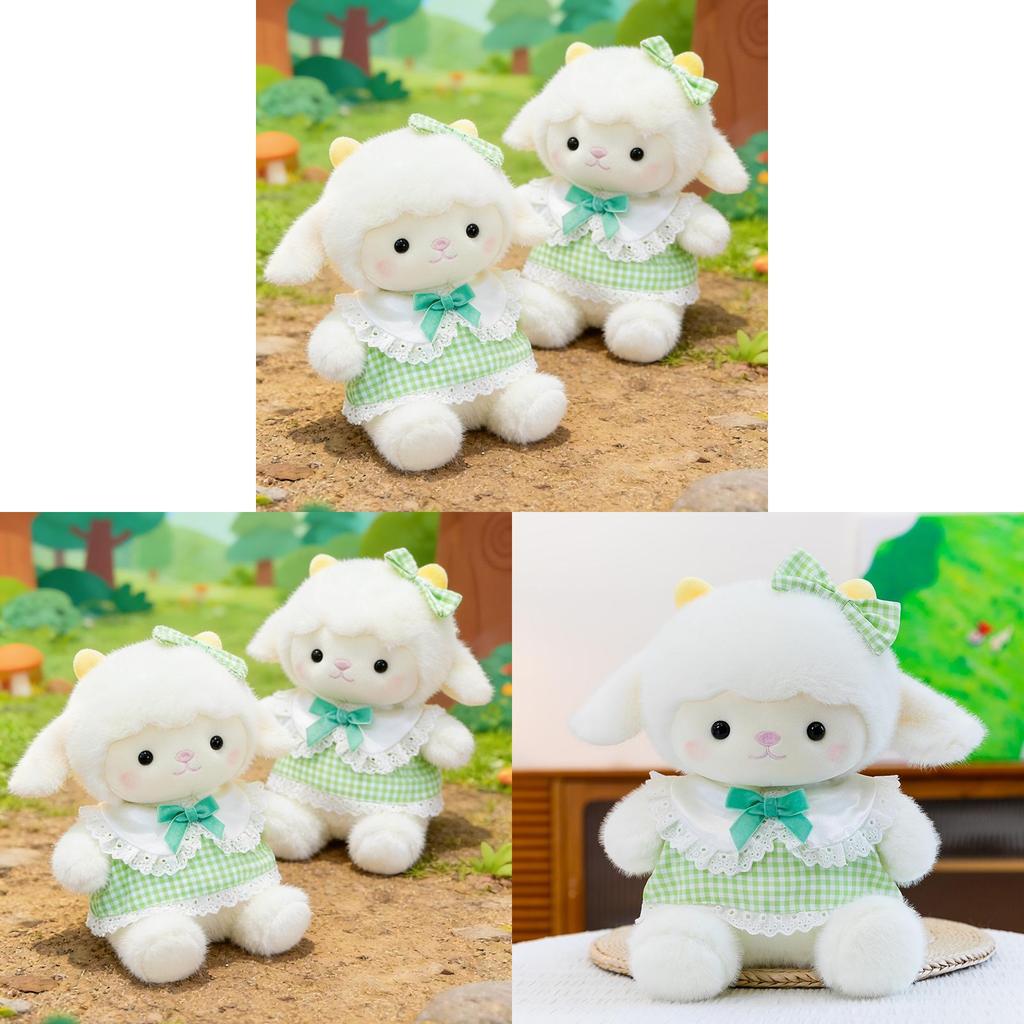 Plush Sheep Pillow With Pp Cotton Filling Soft Baby Gift For Girls And Boys