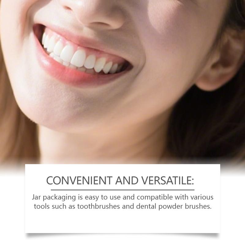 Fine Texture Tooth Powder Breath Freshening Portable for Comprehensive Oral Cleaning Use Anywhere